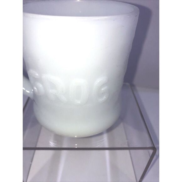 Vintage B.C. Comics GROG  Caveman Milk Glass Coffee Tea Cup  Mug - Picture 5 of 9